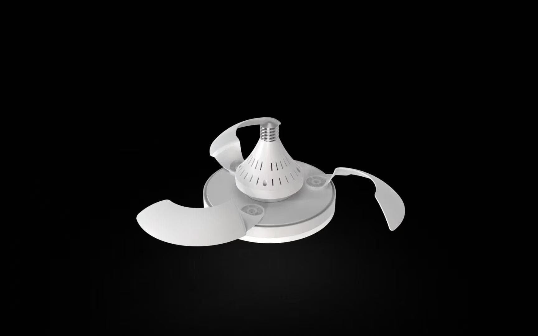 Solas lucht leanúna Deaglán, Fan Uasteorainn Soicéad Solas Dimmable, 3 Dathanna 3000K-6500K